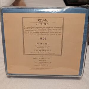 Regal Luxury Six-Piece Cal King Sheet Set